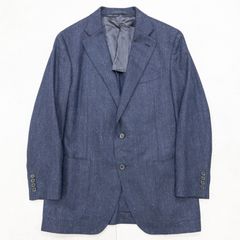 HERMES エルメス テーラードジャケット グレー ウール イタリア製