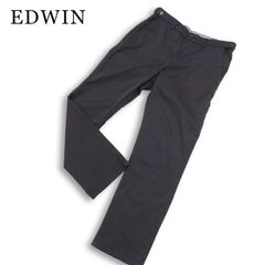 EDWIN エドウィン K00503 通年 ストレッチ★ ストレート トラウザー パンツ Sz.31 メンズ 灰 グレー