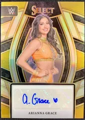 【9/8まで出品】Arianna Grace Panini Select WWE NXT 2024 Auto 直筆 サイン 女子プロレス
