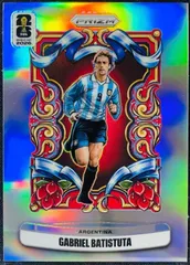 【9/8まで出品】【激レア】Gabriel Batistuta ガブリエル・バティストゥータ Panini Prizm FIFA World Cup National Landmarks 2026 Silver Argentina #28
