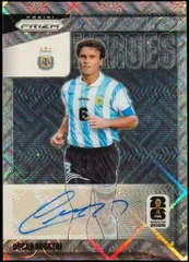 【9/8まで出品】Oscar Ruggeri オスカル・ルジェリ Panini Prizm FIFA World Cup National Heroes 2026 Celestial Lattice Auto サイン 直筆 Argentina