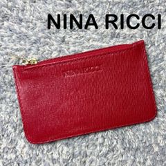 NINA RICCI ニナリッチ コインケース フラグメントケース レザー 赤