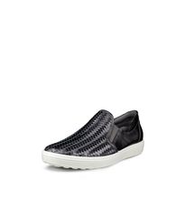 エコー レディース シューズ スニーカー Ecco Soft 7 Woven SlipOn II Silver Heavy シルバー