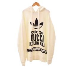 グッチ GUCCI アディダス adidas 22AW ロゴ プリント プルオーバー