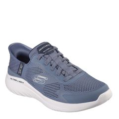 スケッチャーズ メンズ シューズ スニーカー Skechers SlipIns Bounder 20 Emerged Slate スレート