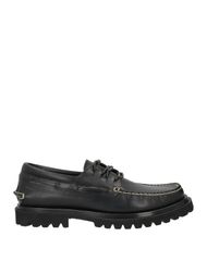 オフィシンクリエイティブ メンズ シューズ スリッポン・ローファー モカシン OFFICINE CREATIVE ITALIA Black ブラック