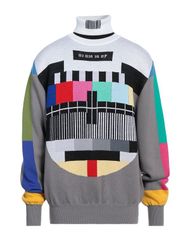ヴェトモン メンズ アウター ニット・セータートルネック VETEMENTS Light Gray グレー