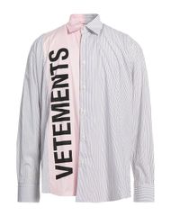 ヴェトモン メンズ トップス シャツ VETEMENTS Pink ピンク