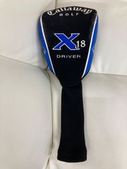 送料無料★Callaway GOLF X18 キャロウェイ★ドライバー用ヘッドカバー　460cc可　ゴルフヘッドカバー★ブラック#80907stana1