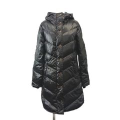 スペッチオ SPECCHIO フォックスファー ロングコート 40 黒 ブラック 