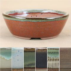 盆栽鉢 小石原焼 切立浅丸鉢 径11.2cm 盆栽 いよじ園 陶器鉢 植木鉢