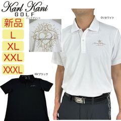 【新品・未使用】L・XL・XXL・XXXLサイズ カールカナイゴルフ 半袖ポロシャツ ゴルフシャツ  242KG1207 メンズ 大きいサイズ有 吸水速乾 ゴルフウェア