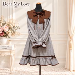 Re.Verofonna ヴェロフォンナ 秋 フェイクレザー 花柄レース 切替