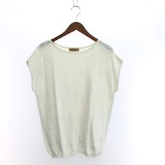 ISSEY MIYAKE イッセイミヤケ フレンチスリーブニット  初期タグ    ホワイト レディース / 241004012924
