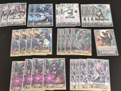 fym43-8 【ヴァンガード】シャドウパラディン 魔女 デッキパーツ まとめ売り ブラスター・ダーク スリーブ付 セキュアナ ミルクラ アリアンロッド エイネー 撃退者 Pスタン 引退品