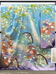 スリーシーズン 西陣織 洒落袋帯 新品未使用品 軽い透け感 正絹 六通