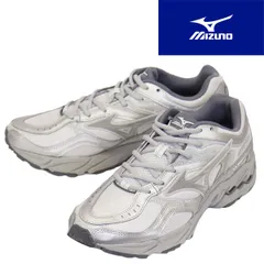 MIZUNO (ミズノ) D1GA260C02 WAVE MUSTANG LS ウェーブマスタング スニーカー 02シルバーxホワイトxグレー MIZ014 約27.5cm