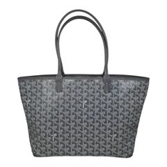 ☆ゴヤール トートバッグ アルトワPM バッグ ARTOISPMLTY51CL51P ゴヤールディンキャンバス レザー ロゴ グレー GOYARD