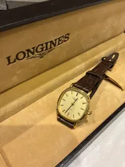 LONGINES ロンジン クォーツ レディース 腕時計 ゴールド文字盤 純正ケース付き ヴィンテージ⁠