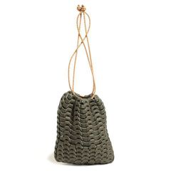 希少1点物 イルミーチョ レザー 巾着 バッグ Boho SDGs - メルカリ
