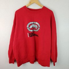 Ecko Function エコーファンクション スウェット レッド 4L メンズ 古着 ストリート オーバーサイズ