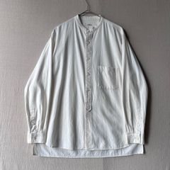 nestrobe confect 60/40リネン 7分袖バンドカラーシャツ - メルカリ