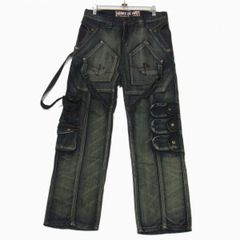 ☆THE FLAT HEAD フラットヘッド 3005XX 旧モデル デニムパンツ 濃紺
