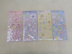 [Unused] Hobby Sumikko Gurashi Pocket Sticker World 4 types: Angel Ebi-ten Idol, Ghost Night Park, etc. Goods Set