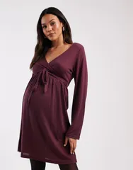 ママライシアス レディース トップス ワンピース ジャージー マタニティ Mamalicious Mamalicious Maternity soft jersey nursing friendly