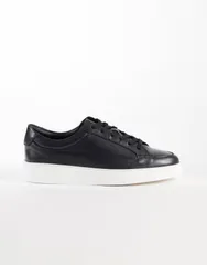 ノーク メンズ シューズ スニーカー レース レザー NOAK made In Portugal paneled lace up sneakers leather Black ブラック