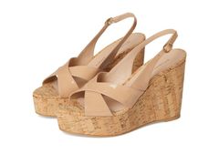スチュアート ワイツマン レディース シューズ ヒール Stuart Weitzman Dayna Slingback Wedge Adobe