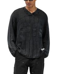 リプレゼント メンズ アウター ニット・セーター ジャージー Represent Knitted Varsity Jersey Sweater Grey グレー