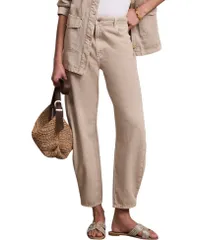 ミルトンベルベット レディース ボトムス デニムパンツ ジーンズ Mint Velvet Womens Netural Balloon Popper Jeansand Wash Neutral サンド