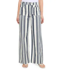 サンクチュアリー レディース ボトムス カジュアルパンツ Sanctuary Marine Fullength Sail Stripe ストライプ