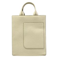 Valextra(ヴァレクストラ) トートバッグ美品 ボクシィ スモール WBBX0044028LRL99 アイボリー レザー