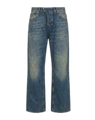 バルマン メンズ ボトムス デニムパンツ ストレートレッグ BALMAIN Blue ブルー