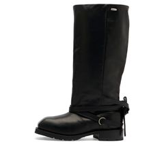 アワーレガシー レディース シューズ ブーツ・レインブーツ Our Legacy High Engine Boots Black Tensile Cattle Hide ブラック
