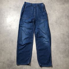 WQ1337 ●orSlow BEAMS BOY: 별주 Ranch Pants ●Ⅿ● 인디고 오아슬로우 빔스보이 런치 팬츠 데님 일본제