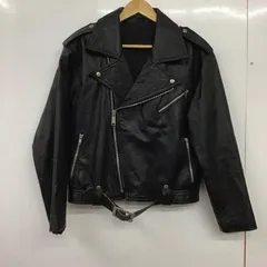 USED 古着 ジャケット、上着 ジャンパー、ブルゾン レザーライダース アウター 古着