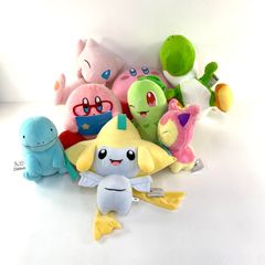 ポケモン ぬいぐるみ 8点まとめ売り ミュウ ジラーチ ヒトカゲ ゼニガメ 他 幻のポケモン ぬいぐるみ 4点セット ジラーチ ミュウ セレビィ 大きめ