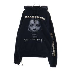 VETEMENTS (ヴェトモン) 17AW RAMMSTEIN Hoodie ラムシュタイン プリントプルオーバーパーカー フーディー ブラック MAH18TR29