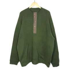 【倉吉店】 中古 FILSON | フィルソン ニット エルボーパッチ付き カーキ サイズ：XXL 【101】