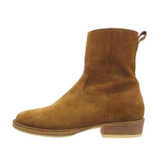 nonnative ノンネイティブ MINEDENIM マインデニム ブーツ RANCHER ZIP UP BOOTS COW LEATHER by OFFICINE CREATIVE シューズ 靴 ブラウン 42 27.5cm メンズ 【中古】