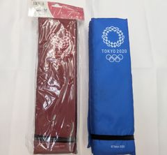 N 処分価格【保管品】東京2020オリンピック・パラリンピック 折りたたみ シートクッション 座布団 公式ライセンスグッズ コレクション