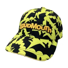 LOUD MOUTH ラウドマウス  キャップ 総柄 イエロー系 F(56-60cm) [240101778311] ゴルフウェア ストスト