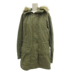 ギャップ GAP OUTDOOR EDITION ライナー付き ミリタリー モッズコート S カーキー 無地 長袖 /NX ■ECF008