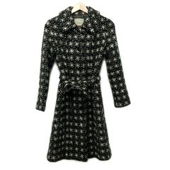 Sybilla(シビラ) コート サイズM レディース美品  - 黒×ベージュ×ダークグレー 長袖/冬