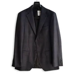 新品 D'URBAN ダーバン テーラードジャケット A6 L 定価126,500円 秋冬 Loro Piana ロロピアーナ SILK AIR シルク混 日本製 ネイビー×オレンジ