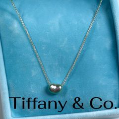 美品】Tiffany & Co. ティファニー ビーン ネックレス シルバー 926