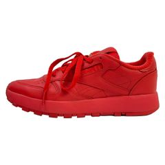 Maison Margiela(メゾンマルジェラ) スニーカー CM 24 レディース - レッド タビ/Reebokコラボ レザー